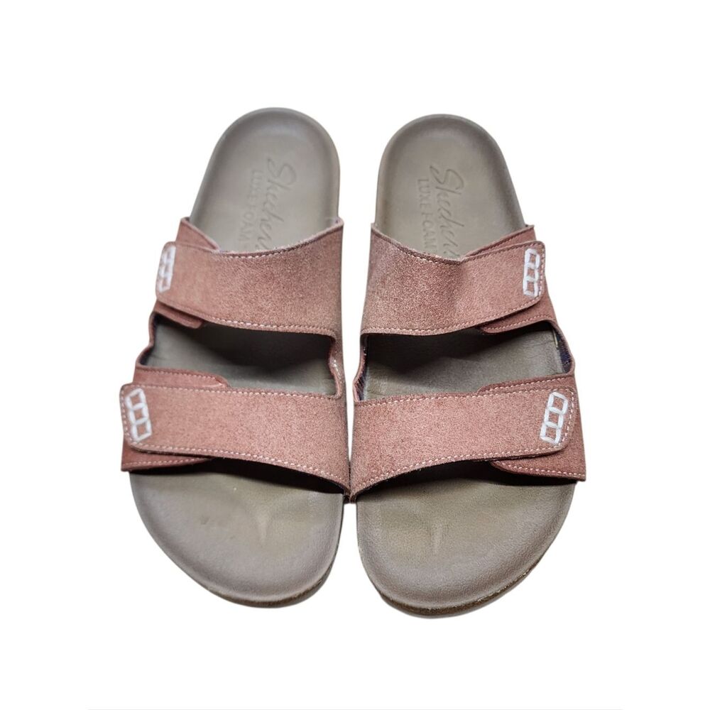 Skechers Granola Luxform Sandals Open Toe Slide Sz 7 Box 69